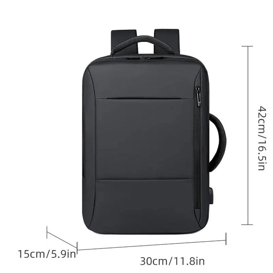 Men Large Capacity Backpack USB Charging Male Laptop Bagpack