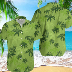 2023 Summer Animal Crane Men Hawaiian Shirt 3d Plant Shirt For Men