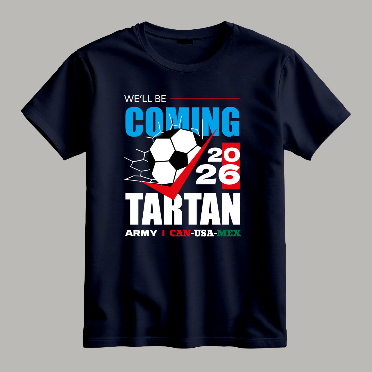 We’ll Be Coming Tartan Army Scotland World Cup 2026 Football shirt