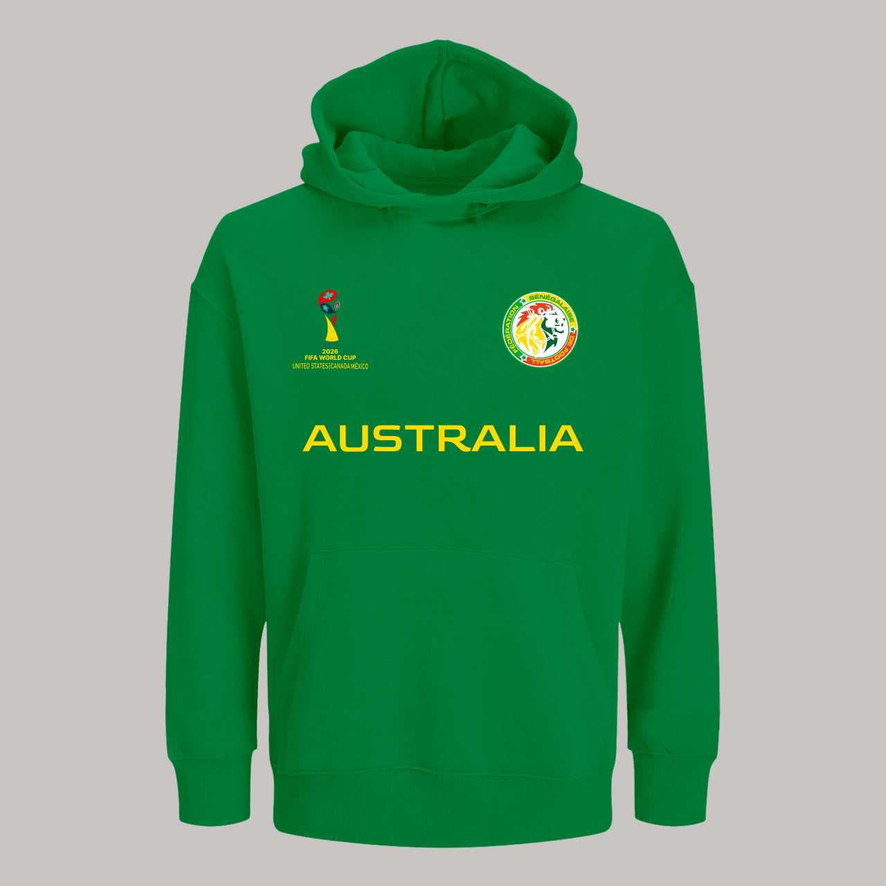 Australia Soccer Team Fan Hoodie – 2026 World Cup Football Sweatshirt