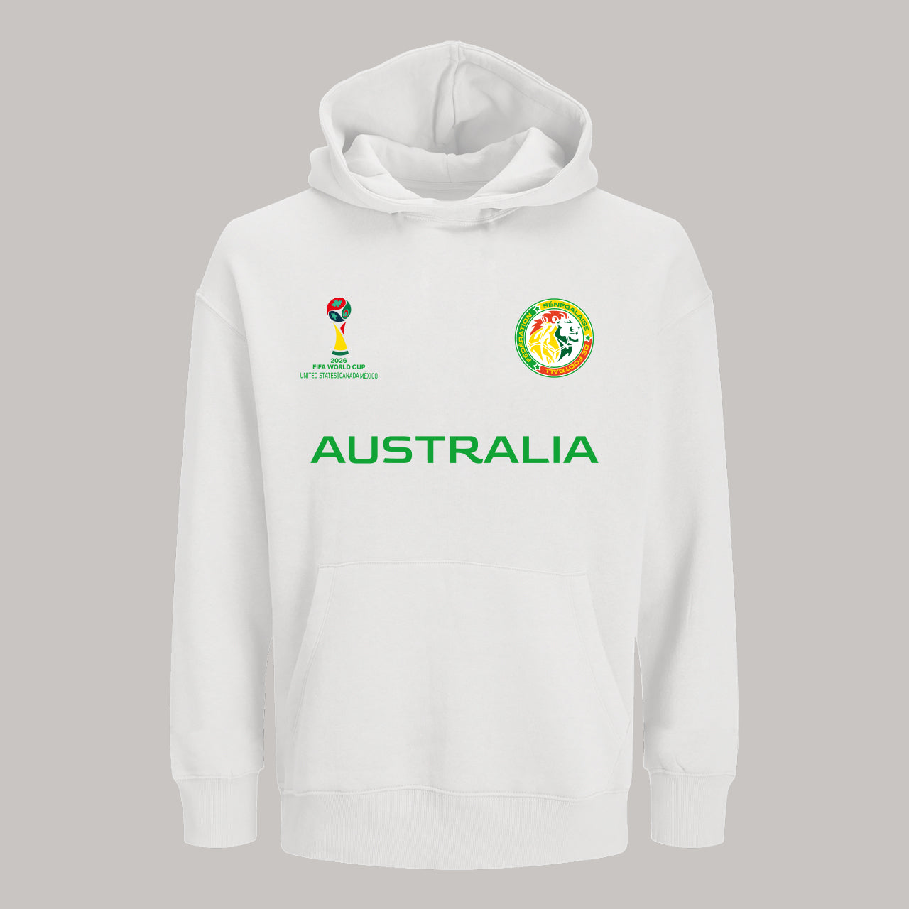 Australia Soccer Team Fan Hoodie – 2026 World Cup Football Sweatshirt