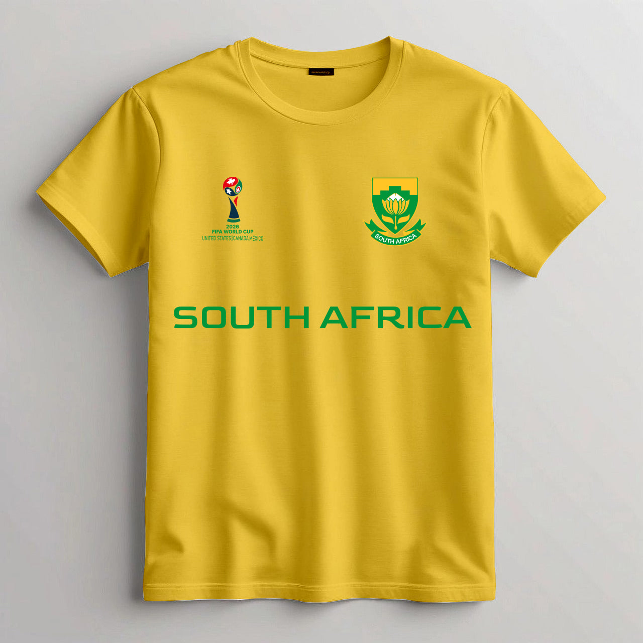 South Africa Football Team Fan T-Shirt – 2026 Football World Cup TShirt