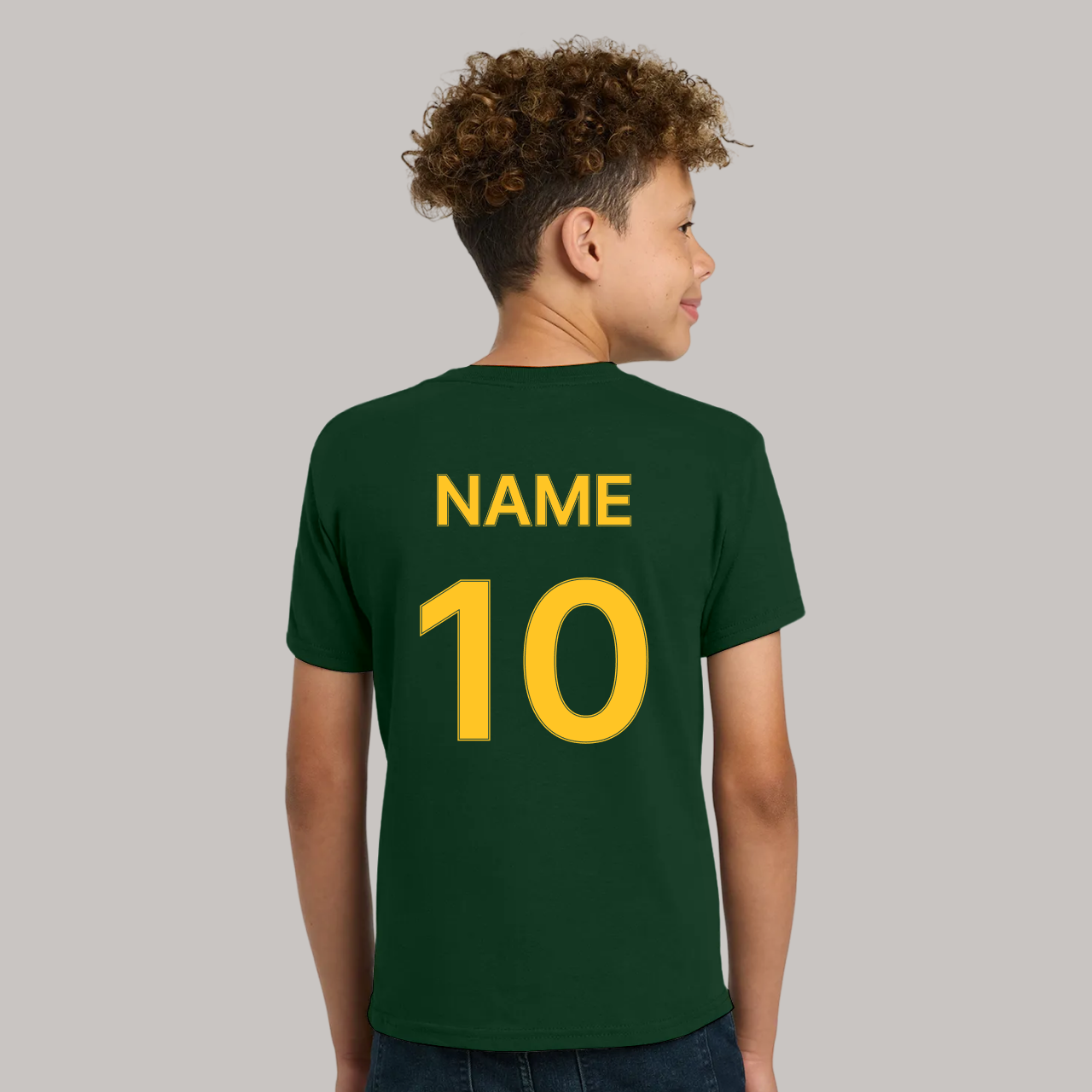 South Africa Football Team Fan T-Shirt  For Boys/Youth  – 2026 Football World Cup TShirt