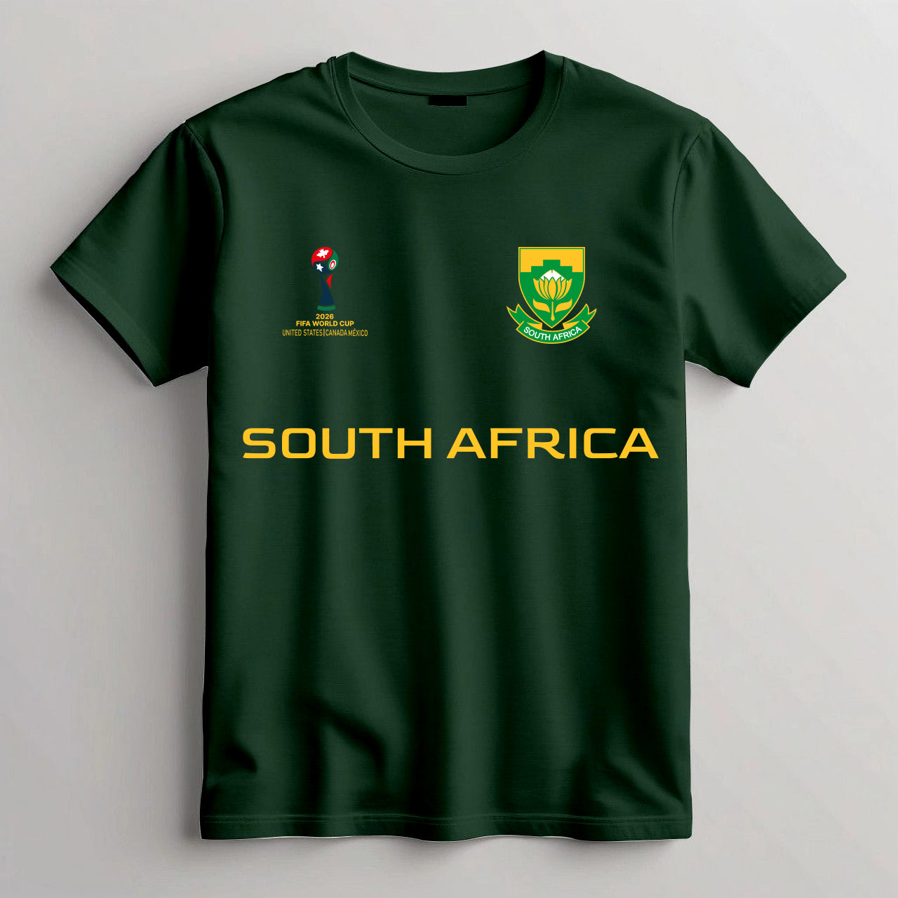 South Africa Football Team Fan T-Shirt – 2026 Football World Cup TShirt