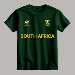 Cricket World Cup 2026 South Africa Team Fan T-Shirt |  Male & Female Fan Jersey