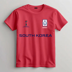 South Korea Football Team Fan T-Shirt – 2026 Football World Cup TShirt