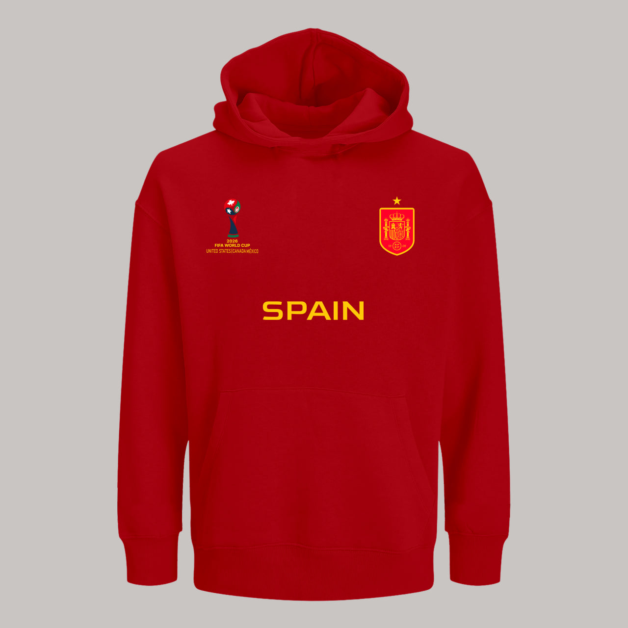 Spain Soccer Team Fan Hoodie – 2026 World Cup Football Sweatshirt