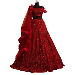 Vestido 2 En 1 red Indian Wedding Dresses with wrap Appliques Beaded