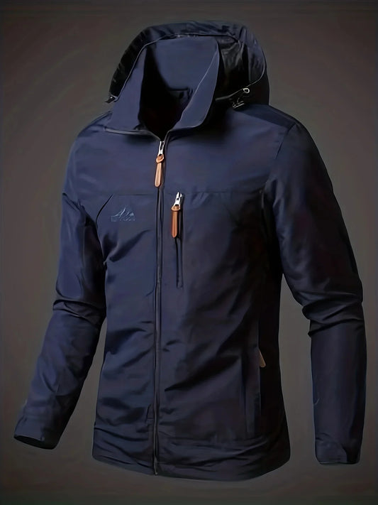 Waterproof Men's Windbreaker Jackets for Mens Parkas Coat Clothing