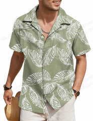 Tropic Leaves 3d Print Shirts Men's Women's Shirts Men's Vocation