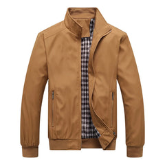 Fashion Autumn Jackets Men Casual Solid Color Bomber Jacket Men New in