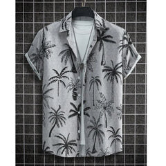 2023 Summer Animal Crane Men Hawaiian Shirt 3d Plant Shirt For Men