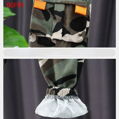 Spring Autumn Children Clothing Camouflage Sportswear Hooded Coat +