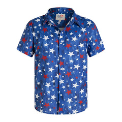 America Hawaiian Flag Men Fashion Shirts For Man weed Clothing 3D