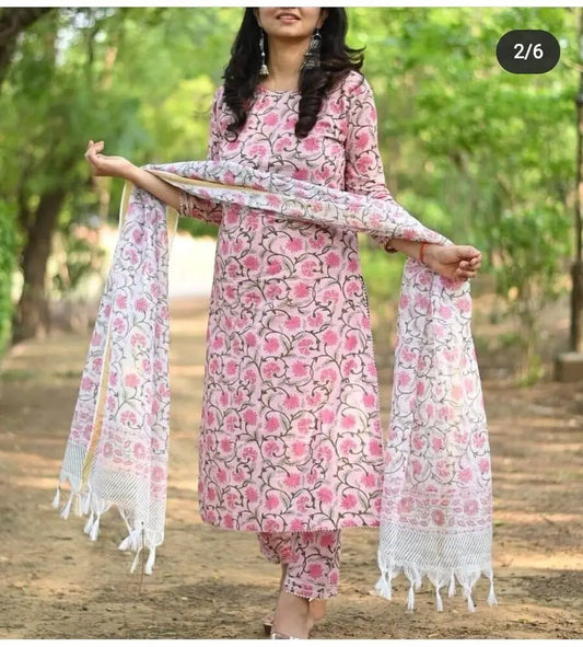 Palazzo Kurta Set for Women Printed Salwar Kameez Dupatta Beautiful