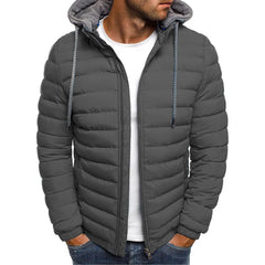 Men's Jacket Parkas Autumn Winter Comfort Warm Hooded Jackets Coats