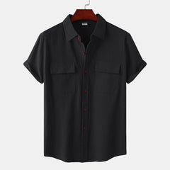 Summer New Luxury Shirt For Men Shirts High Quality Men's Linen Shirt