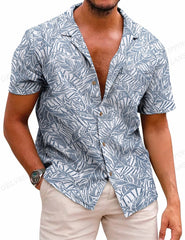 Tropic Leaves 3d Print Shirts Men's Women's Shirts Men's Vocation