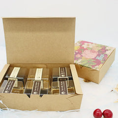 20pcs Gift Box Kraft Paperboard Box Cookie Packaging Box Macaron Box