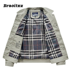 New Men Spring Autumn Fashion Casual Breathable Cargo Jacket Coats Men