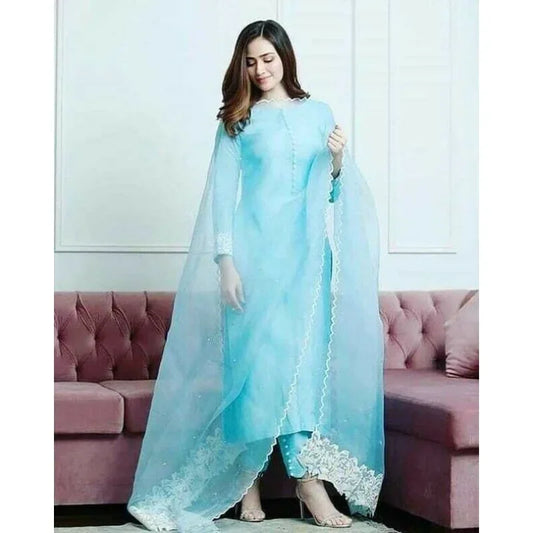 Women Pakistani Dupatta Salwar Kameez Indian Diwali Palazzo Kurta