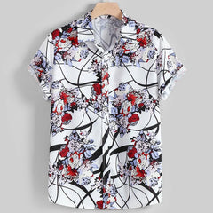 Hawaiian Shirt Men Summer 3d Coconut Tree Printed Shirts For Men