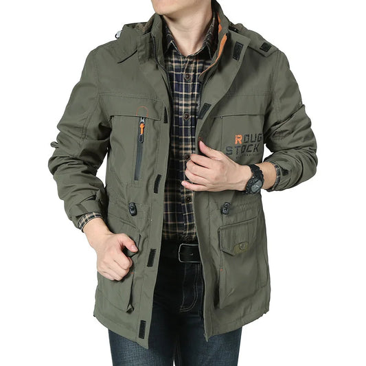 Autumn And Winter Outdoor Casual Charge Clothes Middle-aged Jacket