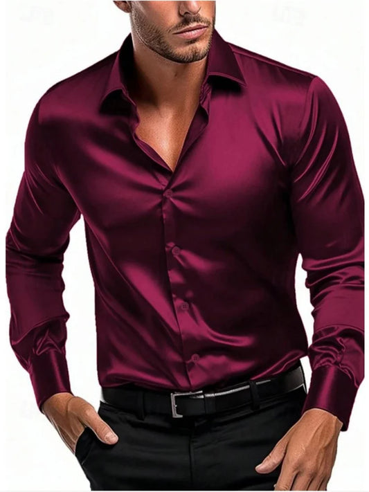 2023 New business gentleman social fashion design shirt top Men's