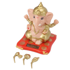 Ganesha God Statues Solar Powered Indian Ganesha Idol