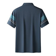 8XL 7XL 6XL 2023 New Classic Loose Polo Shirt Men Summer Short Sleeve