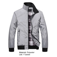 Spring Jacket Fabulous Elastic Cuff Spring Jacket All Match Men Coat