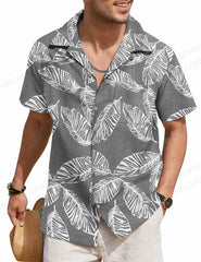 Tropic Leaves 3d Print Shirts Men's Women's Shirts Men's Vocation