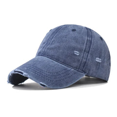 Distressed Baseball Cap Dad Hats for Men Women Vintage Washed Cotton