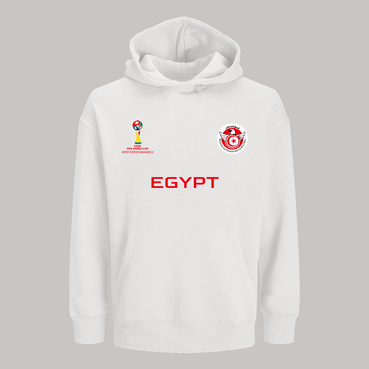 Tunisia Soccer Team Fan Hoodie – 2026 World Cup Football Sweatshirt