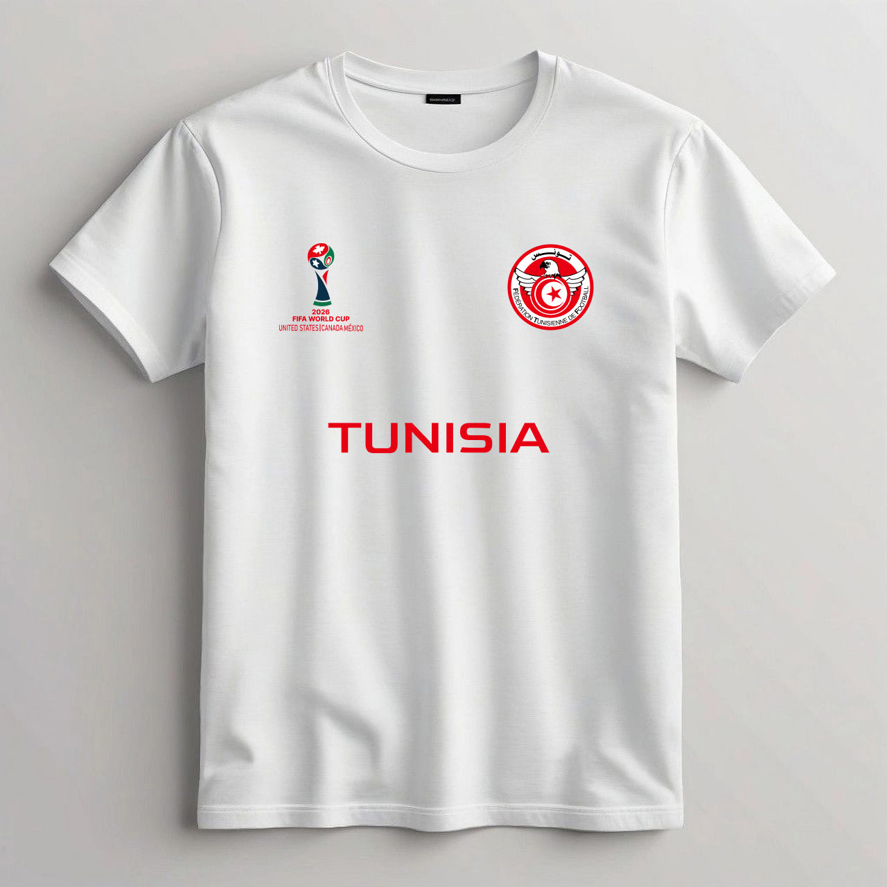 Tunisia Football Team Fan T-Shirt – 2026 Football World Cup TShirt
