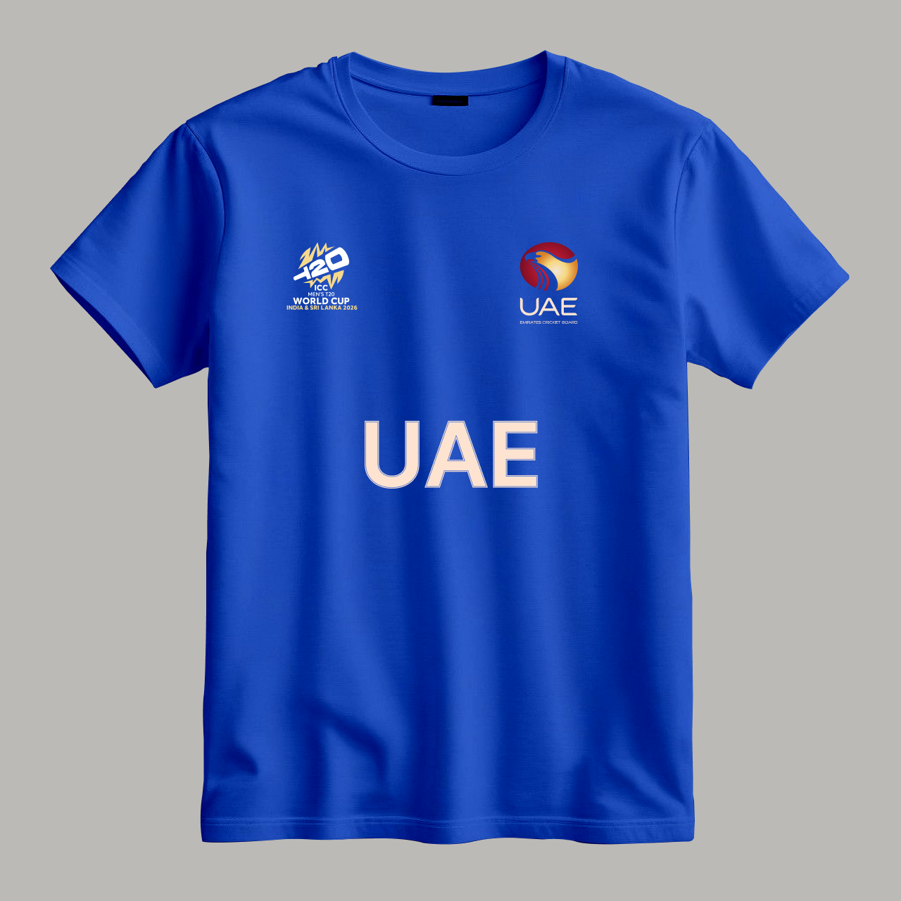 Cricket World Cup 2026 UAE Team Fan T-Shirt |  Male & Female Fan Jersey