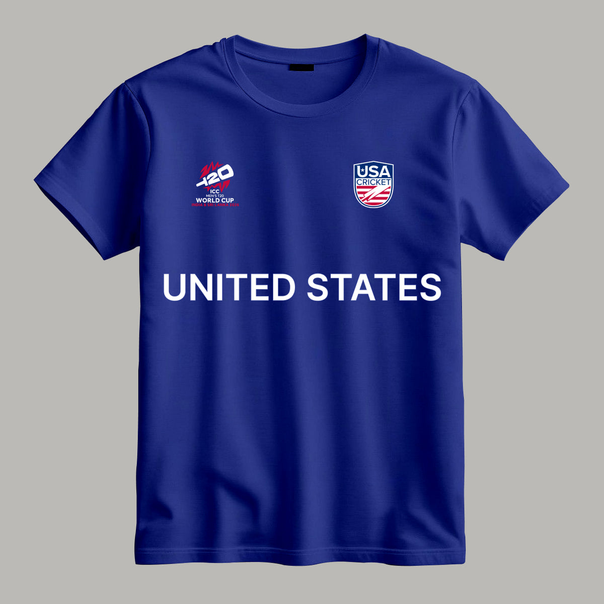 Cricket World Cup 2026 USA Team Fan T-Shirt |  Male & Female Fan Jersey