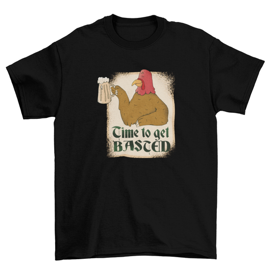 Turkey Basted T-shirt Design