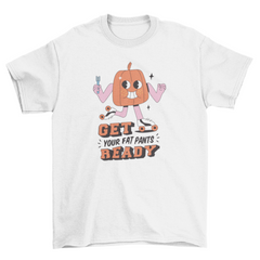 Cartoon pumpkin thanksgiving t-shirt