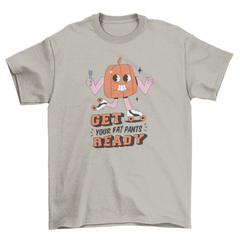 Cartoon pumpkin thanksgiving t-shirt