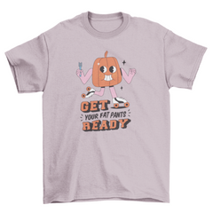 Cartoon pumpkin thanksgiving t-shirt