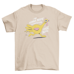 Thanksgiving turkey cartoon t-shirt