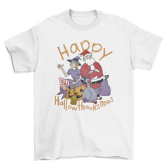 Halloween Christmas thanksgiving characters quote "Happy