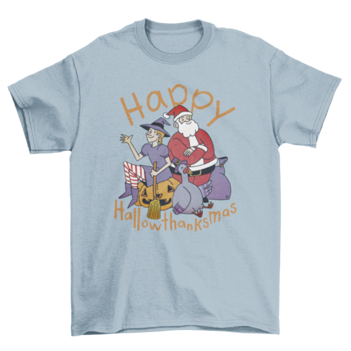 Halloween Christmas thanksgiving characters quote "Happy