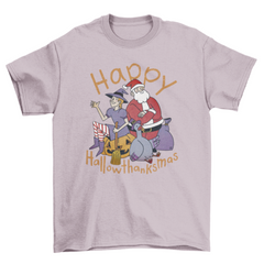 Halloween Christmas thanksgiving characters quote "Happy