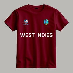 Cricket World Cup 2026 West Indies Team Fan T-Shirt |  Male & Female Fan Jersey