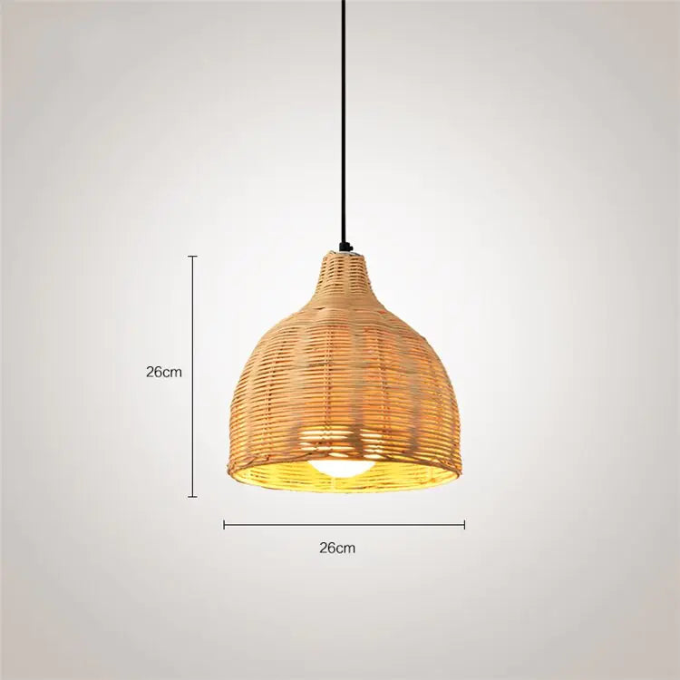 Japanese Bamboo Pendant Lamps