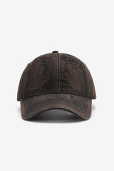 Distressed Adjustable Baseball Cap