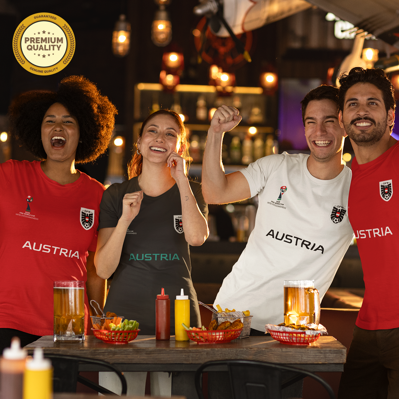 Austria Football Team Fan T-Shirt – 2026 Football World Cup TShirt