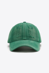 Distressed Adjustable Baseball Cap